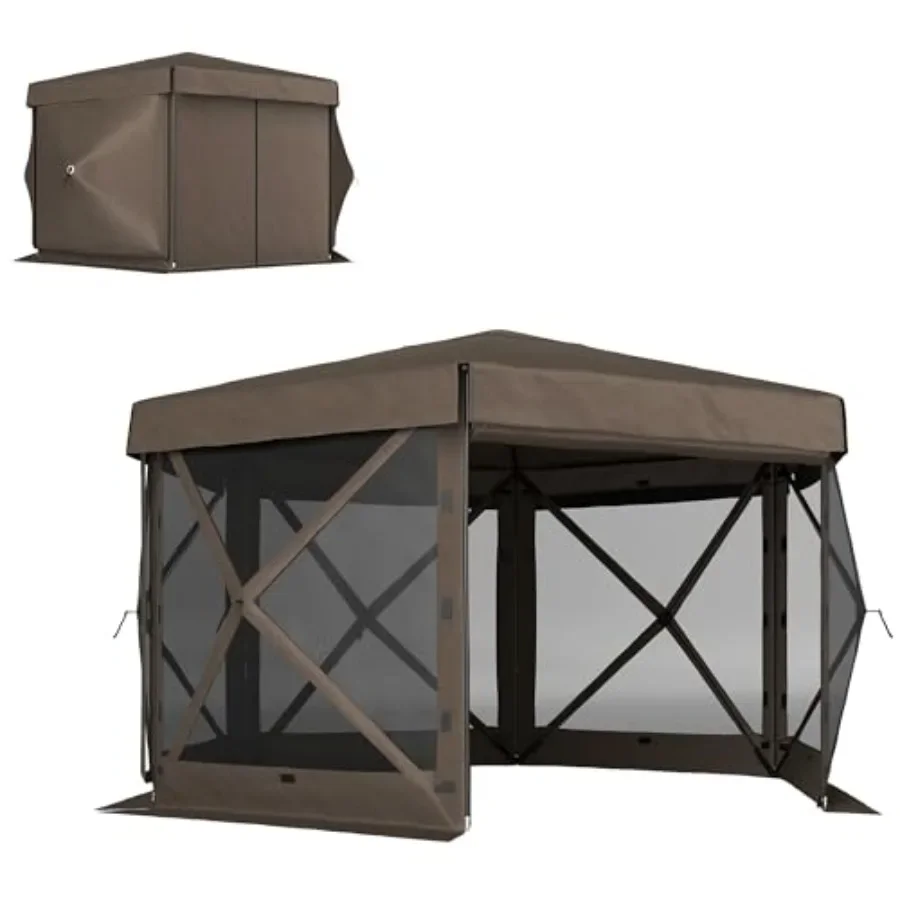 Gazebo Pop Up - Namiot altanowy sześciokątny 3,66 m x