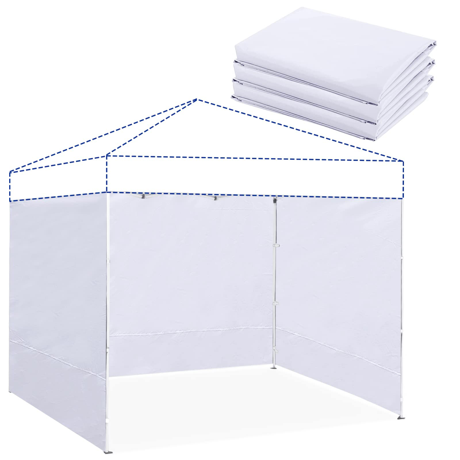 Gazebo Pop Up - Wodoodporna ścianka boczna do altany, namiotu,