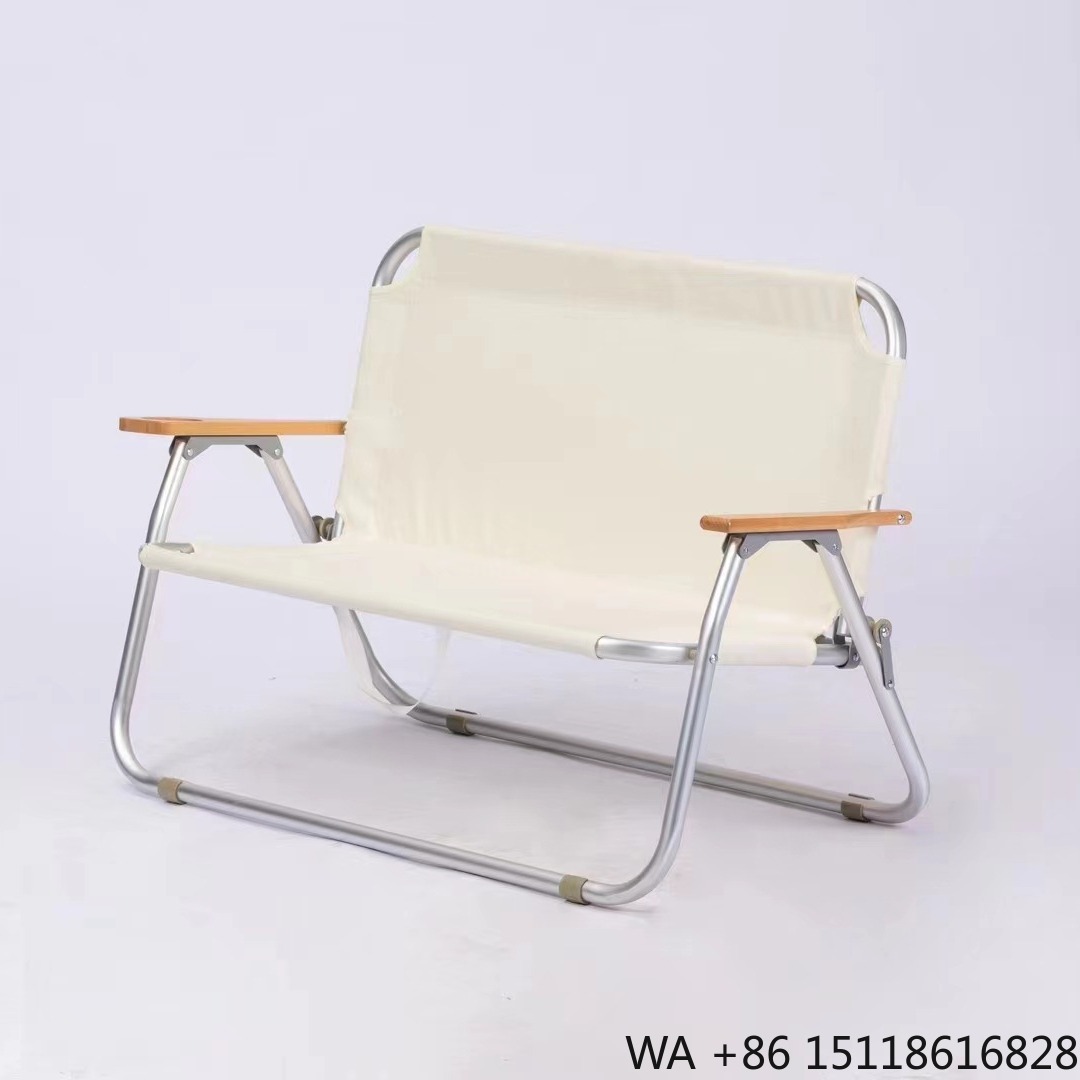 Outdoor Furniture Recliner Set - Hurtowe składane, wytrzymałe dwuosobowe krzesła plażowe,