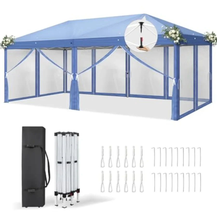 Gazebo Pop Up - Namiot składany 10x20 z ściankami bocznymi,