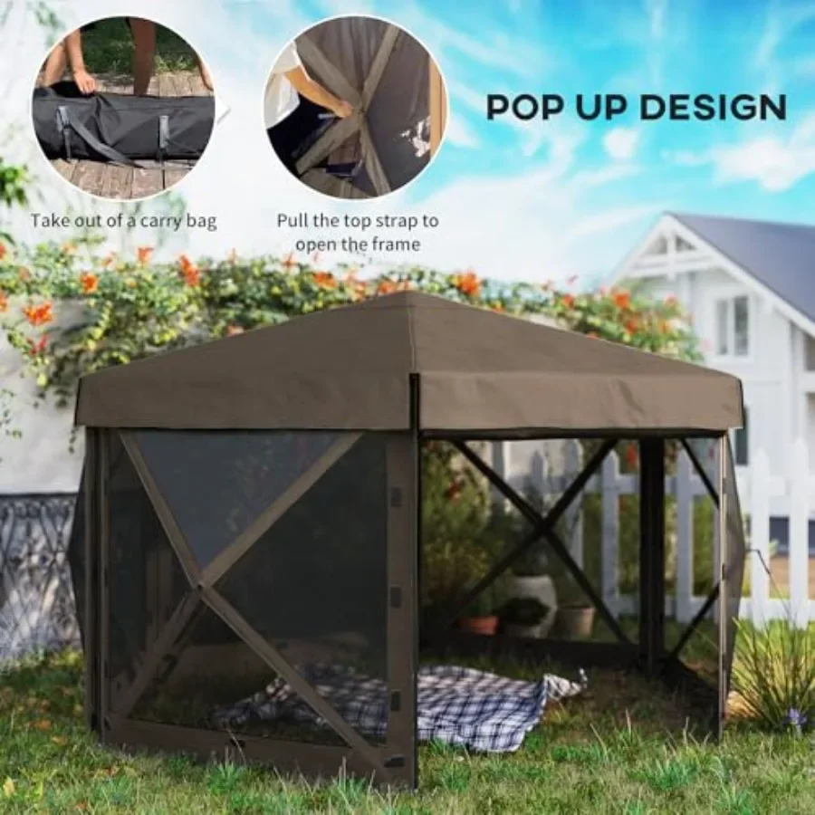 Namiot altanowy sześciokątny 3 – Gazebo Pop Up recenzja i cena