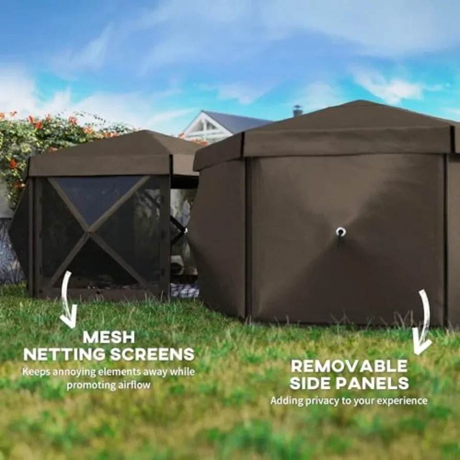 Namiot altanowy sześciokątny 3 – Gazebo Pop Up recenzja i cena