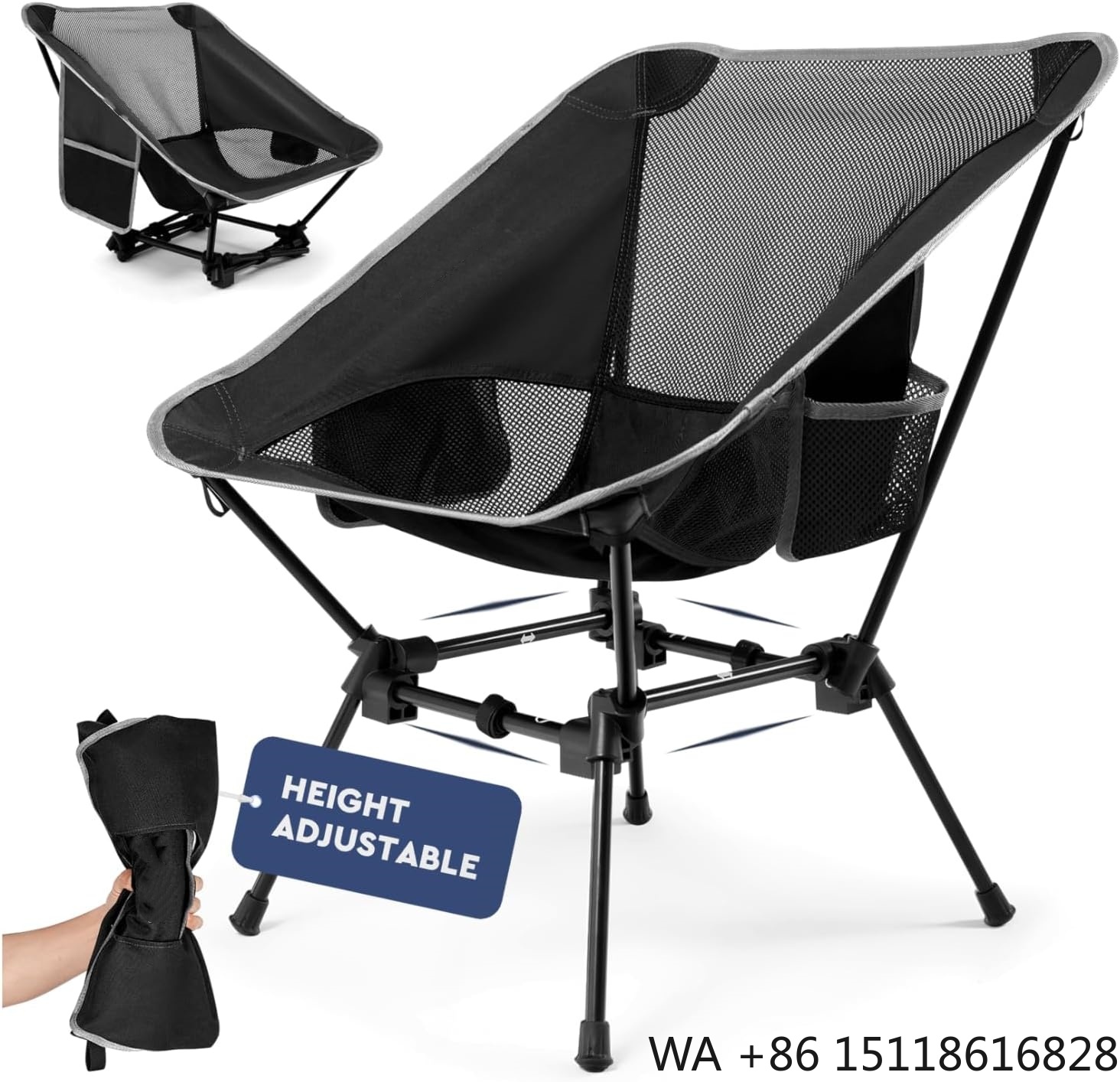 Lekkie krzesło kempingowe, krz – Outdoor Furniture Recliner Set recenzja i cena