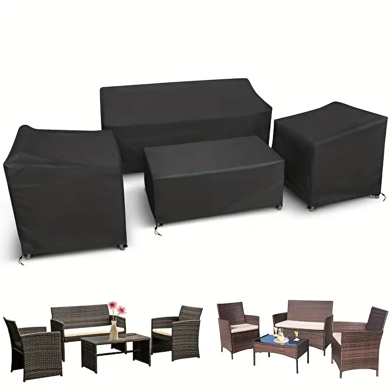 4 sztuki / zestaw pokrowców na – Outdoor Furniture Recliner Set recenzja i cena
