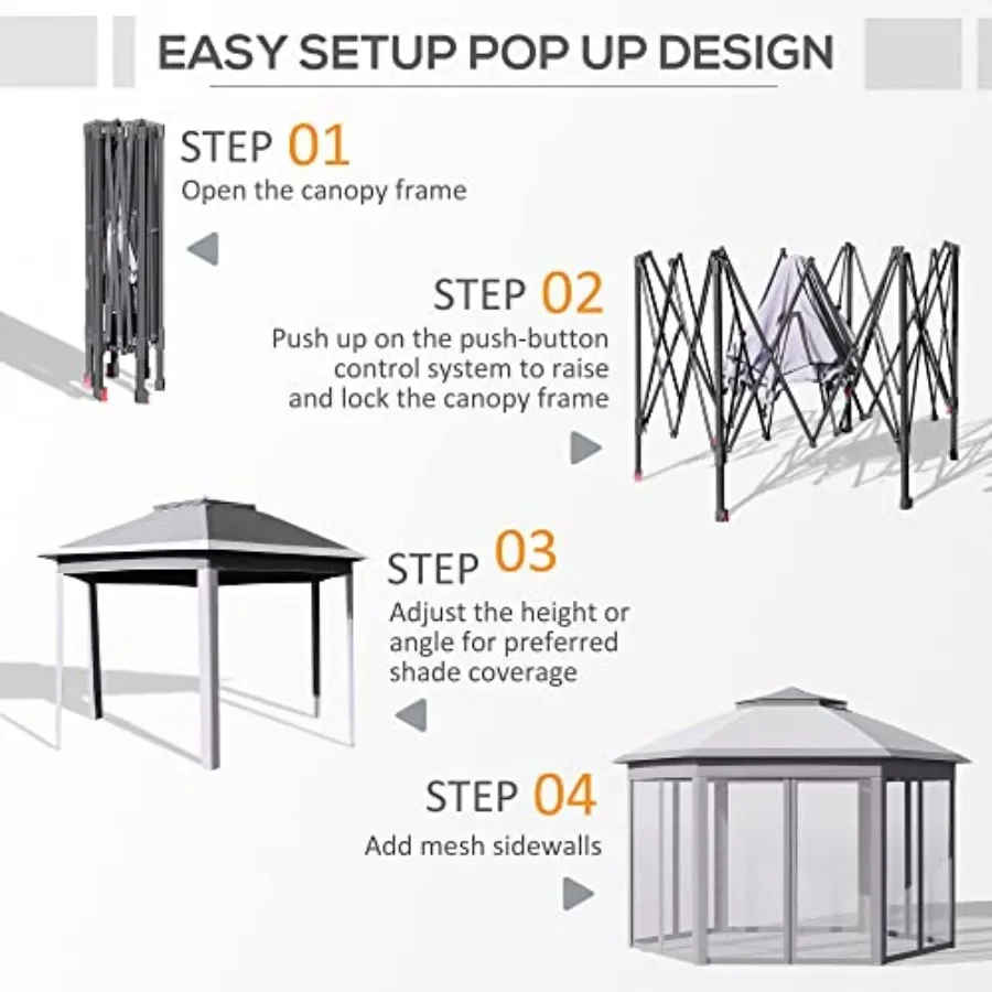 Namiot typu pop-up 3,35 m x 3, – Gazebo Pop Up recenzja i cena