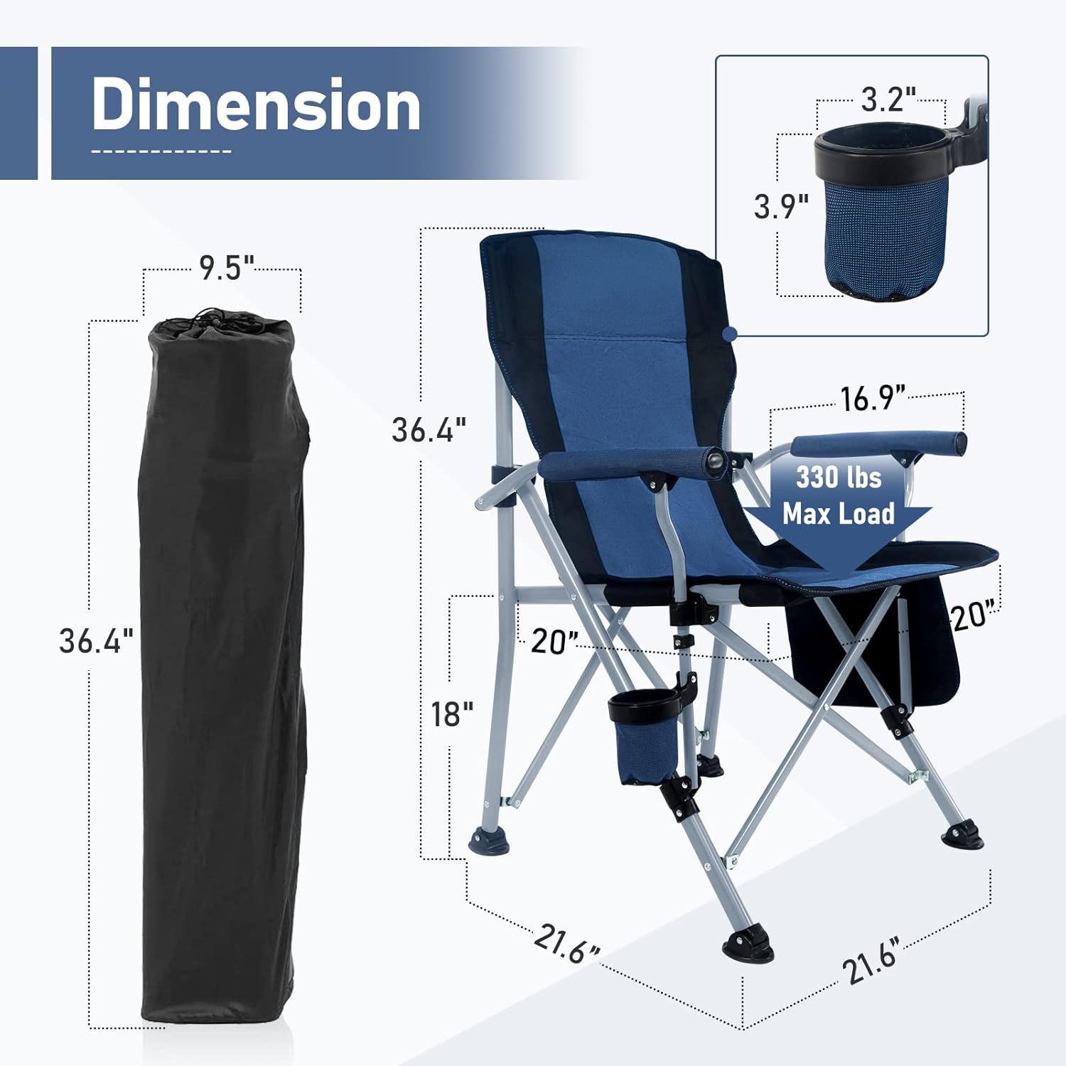 Składane przenośne duże krzesł – Outdoor Furniture Recliner Set recenzja i cena