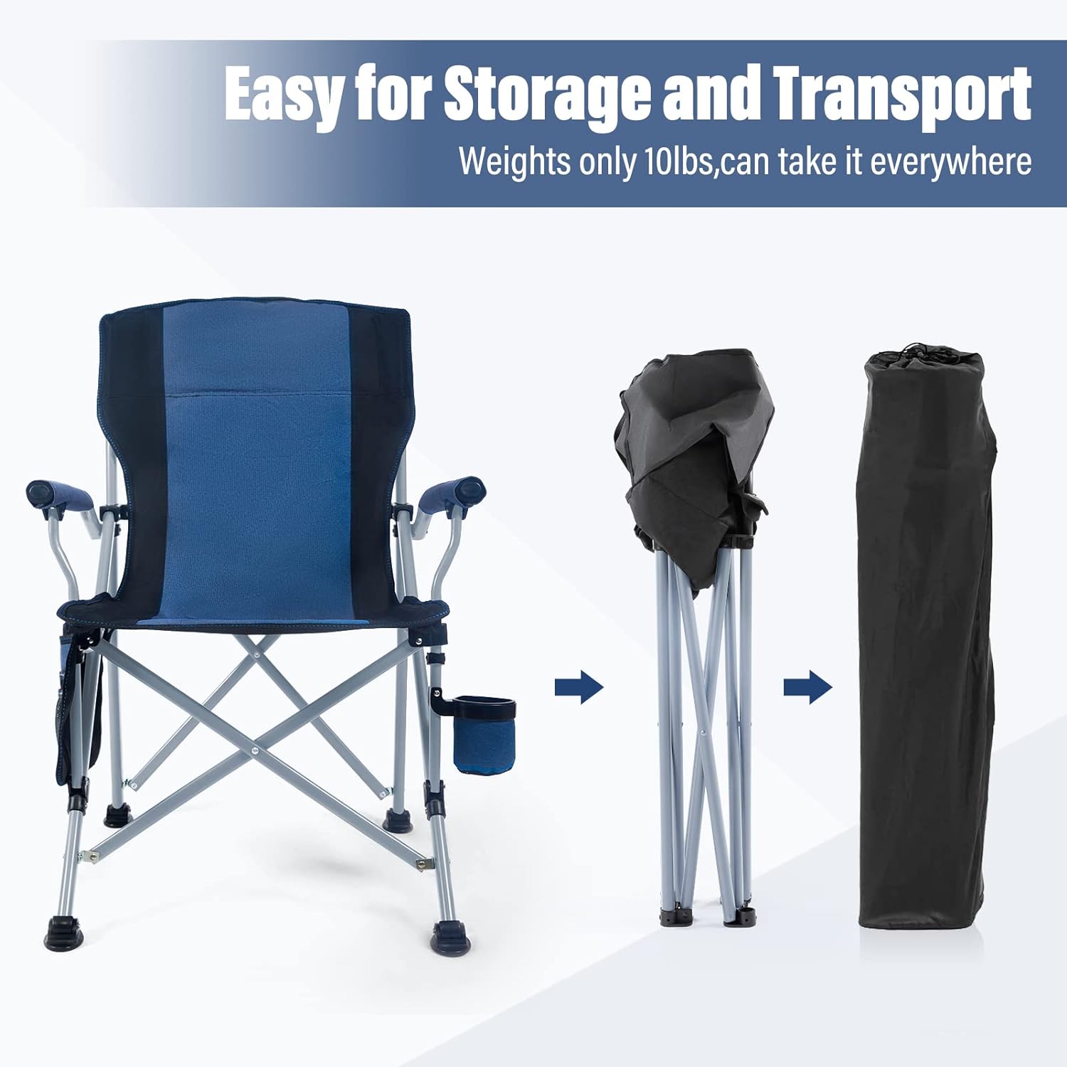 Składane przenośne duże krzesł – Outdoor Furniture Recliner Set recenzja i cena