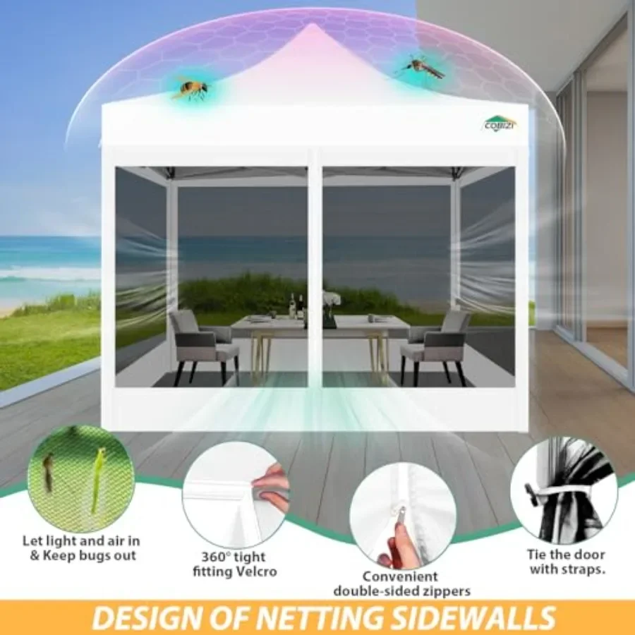 Namioty składane 10x10 z 4 ści – Gazebo Pop Up recenzja i cena