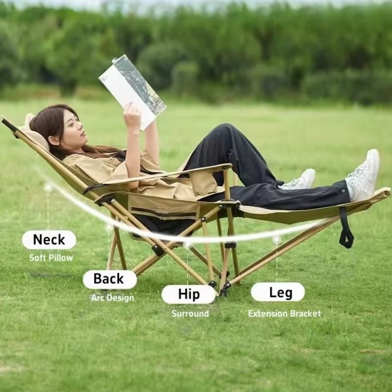 Przenośne składane krzesło kem – Outdoor Furniture Recliner Set recenzja i cena